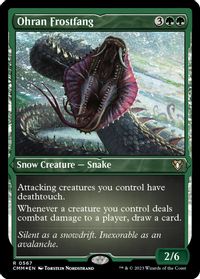 Ohran Frostfang (Foil Etched) — Commander Masters