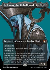 Mikaeus, the Unhallowed (Borderless) — Commander Masters