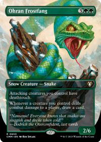 Ohran Frostfang (Borderless) — Commander Masters