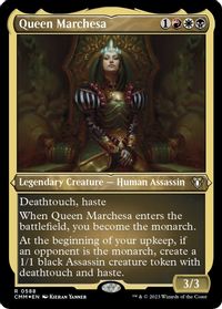 Queen Marchesa (Foil Etched) — Commander Masters