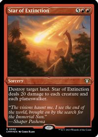 Star of Extinction (Foil Etched) — Commander Masters