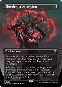 Bloodchief Ascension (Borderless) — Commander Masters
