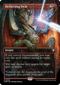 Deflecting Swat (Borderless) — Commander Masters