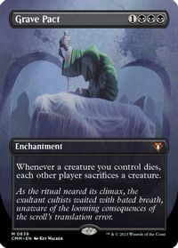 Grave Pact (Borderless) — Commander Masters