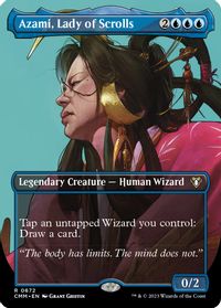Azami, Lady of Scrolls (Borderless) — Commander Masters