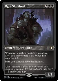 Ogre Slumlord (Foil Etched) — Commander Masters
