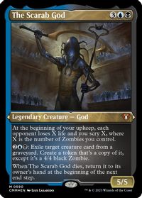 The Scarab God (Foil Etched) — Commander Masters