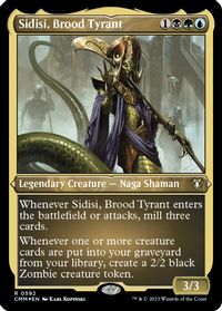 Sidisi, Brood Tyrant (Foil Etched) — Commander Masters