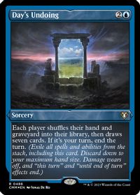Day's Undoing (Foil Etched) — Commander Masters