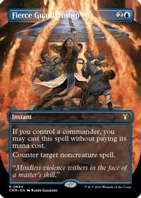 Fierce Guardianship (Borderless) — Commander Masters