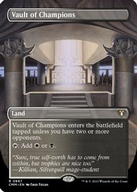 Vault of Champions (Borderless) — Commander Masters