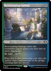 Rejuvenating Springs (Foil Etched) — Commander Masters