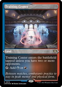 Training Center (Foil Etched) — Commander Masters