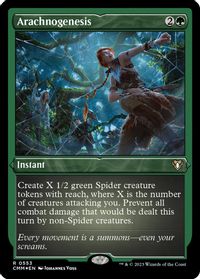 Arachnogenesis (Foil Etched) — Commander Masters