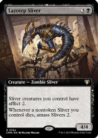 Lazotep Sliver (Extended Art) — Commander Masters