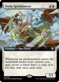 Ondu Spiritdancer (Extended Art) — Commander Masters