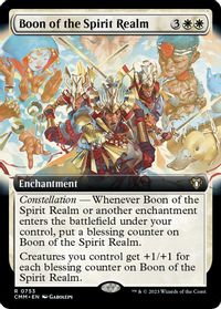 Boon of the Spirit Realm (Extended Art) — Commander Masters