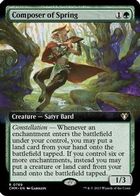 Composer of Spring (Extended Art) — Commander Masters