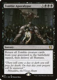 Zombie Apocalypse — The List Reprints