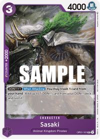 Sasaki (Event Pack Vol. 2) — One Piece Promotion Cards