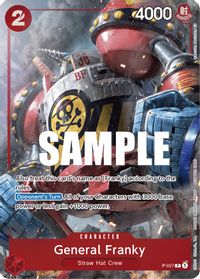 General Franky (Event Pack Vol. 2) — One Piece Promotion Cards