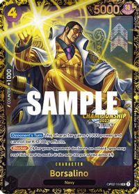 Borsalino (Championship 2023) — One Piece Promotion Cards