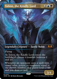 Talion, the Kindly Lord (Borderless) — Wilds of Eldraine