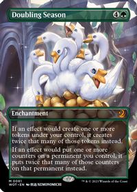 Doubling Season (Anime Borderless) — Wilds of Eldraine: Enchanting Tales