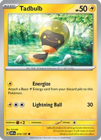 Tadbulb 074/197 — SV03: Obsidian Flames
