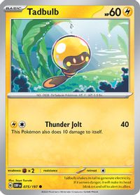 Tadbulb 075/197 — SV03: Obsidian Flames