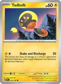 Tadbulb 076/197 — SV03: Obsidian Flames