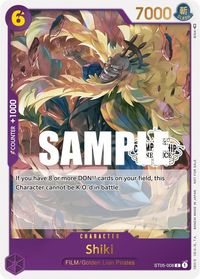 Shiki (Store Championship Participation Pack Vol. 2) — One Piece Promotion Cards