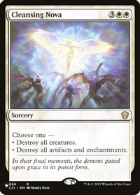 Cleansing Nova — The List Reprints