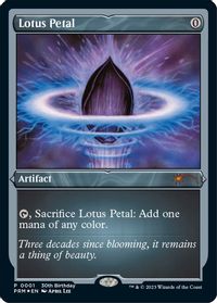 Lotus Petal (Foil Etched) — Unique and Miscellaneous Promos