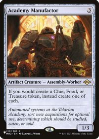 Academy Manufactor — The List Reprints