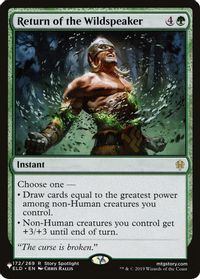 Return of the Wildspeaker — The List Reprints