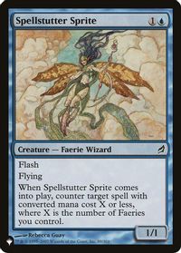 Spellstutter Sprite — The List Reprints