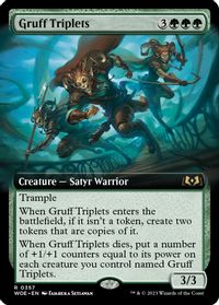 Gruff Triplets (Extended Art) — Wilds of Eldraine