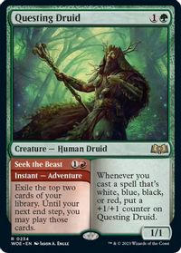 Questing Druid — Wilds of Eldraine