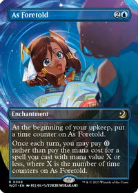 As Foretold (Anime Borderless) — Wilds of Eldraine: Enchanting Tales