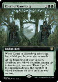 Court of Garenbrig (Extended Art) — Commander: Wilds of Eldraine