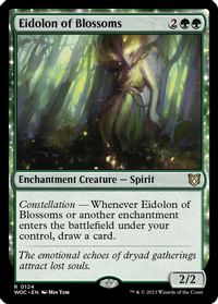 Eidolon of Blossoms — Commander: Wilds of Eldraine