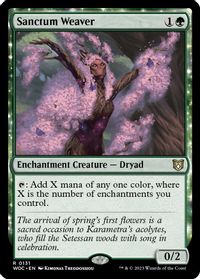 Sanctum Weaver — Commander: Wilds of Eldraine