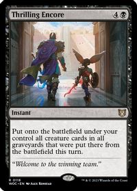 Thrilling Encore — Commander: Wilds of Eldraine