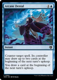Arcane Denial — Commander: Wilds of Eldraine