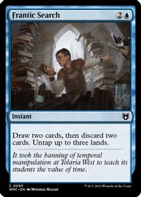 Frantic Search — Commander: Wilds of Eldraine