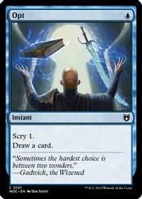 Opt — Commander: Wilds of Eldraine