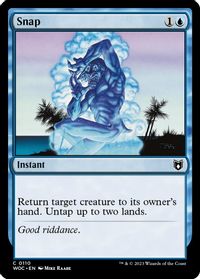 Snap — Commander: Wilds of Eldraine
