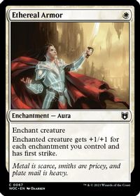 Ethereal Armor — Commander: Wilds of Eldraine