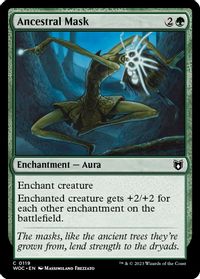 Ancestral Mask — Commander: Wilds of Eldraine